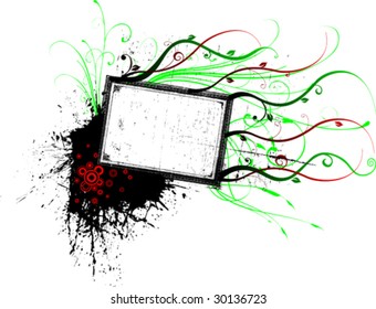 grunge banner for your text