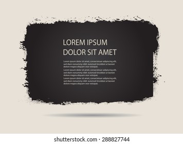 Grunge banner.Grunge background.Abstract vector template.