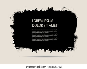 Grunge banner.Grunge background.Abstract vector template.
