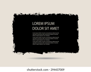 Grunge banner.Grunge background.Abstract vector template.