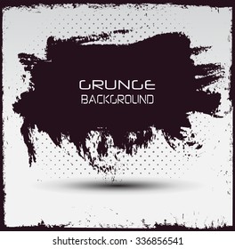 Grunge banner.Grunge background.Abstract vector template.