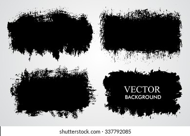 Grunge banner.Grunge background.Abstract vector template. 