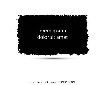 Grunge banner.Grunge background.Abstract vector template.