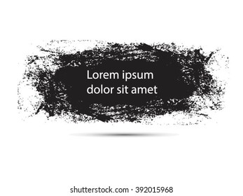 Grunge banner.Grunge background.Abstract vector template.