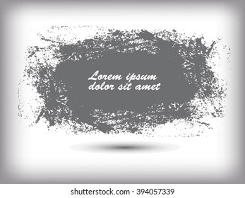 Grunge banner.Grunge background.Abstract vector template.