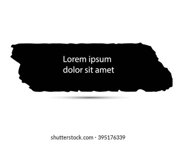 Grunge banner.Grunge background.Abstract vector template.
