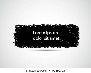 Grunge banner.Grunge background.Abstract vector template.