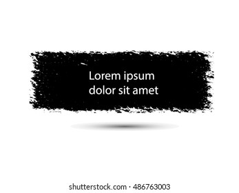 Grunge banner.Grunge background.Abstract vector template.