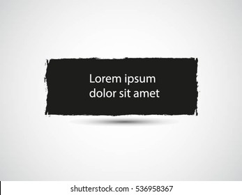 Grunge banner.Grunge background.Abstract vector template.