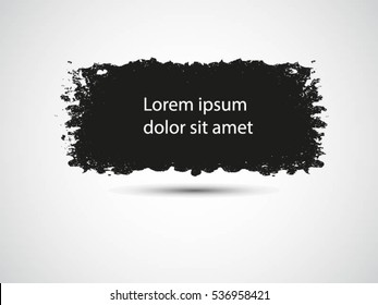 Grunge banner.Grunge background.Abstract vector template.