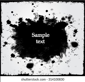 Grunge banner.Grunge background.Vector illustration.