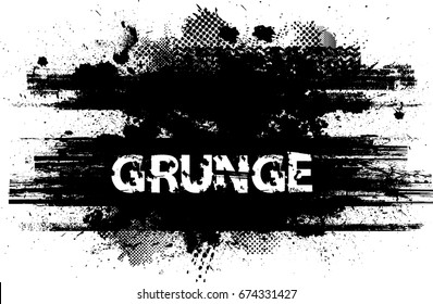 Splatter Paint Texture Distress Grunge Background Stock Vector (Royalty ...