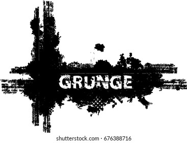 Grunge Banners, Insignias,stamps,Icons, Labels and Badges. Retro shapes for Emblems. Frame Design.Distress texture vector