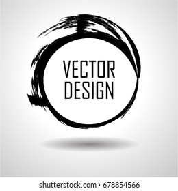 Grunge Banners, Insignias,stamps,Icons, Labels and Badges. Retro shapes for Emblems.Circle Frame Design.