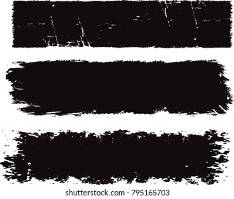 Grunge banners.Grunge backgrounds.Abstract vector template.