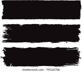 Grunge banners.Grunge backgrounds.Abstract vector template.