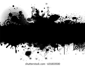 Grunge banner.Vector grunge background.