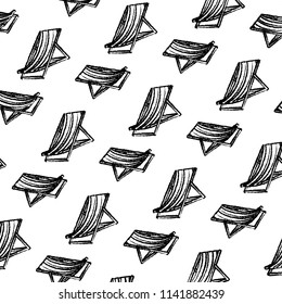 grunge beach chair comfortable object background