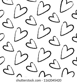 grunge beauty heart shape art background