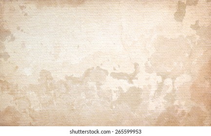 Grunge Beige Background. Wall With Texture. Vector