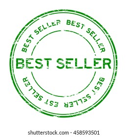Grunge best seller rubber stamp