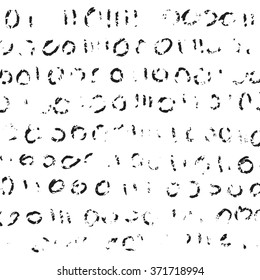 grunge binary code screen listing table texture, vector illustration design element