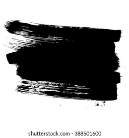 Grunge black abstract textured square vector shape. Vector design grunge element. Vector abstract background. Vector abstract shape. Vintage vector stain. Retro vector shape.