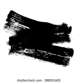 Grunge black abstract textured square vector shape. Vector design grunge element. Vector abstract background. Vector abstract shape. Vintage vector stain. Retro vector shape.