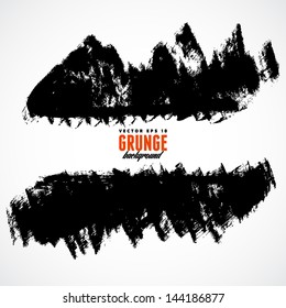 Grunge black background with copy space