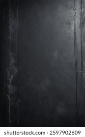 Grunge Black Background with Scratches and Rough Grain – Editable Vector Texture for Posters and Websites