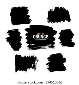 grunge black background, vector