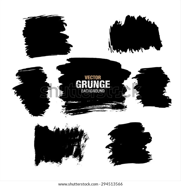 Grunge Black Background Vector Stock Vector (Royalty Free) 294513566