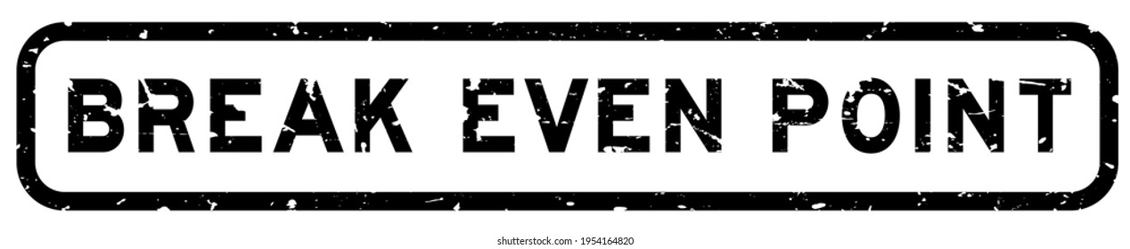 Grunge black Break event point word square rubber seal stamp on white background
