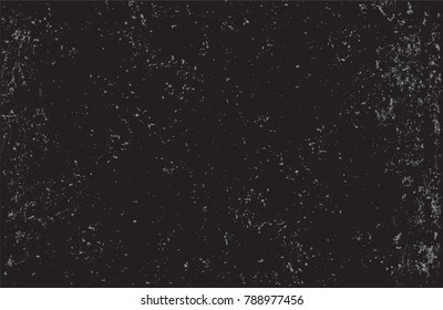 Grunge black distressed vector texture background. Textured template,urban scratched wallpaper. Retro vintage dirty effect with grain