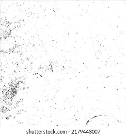la tinta negra grunge echa un punto sobre blanco.