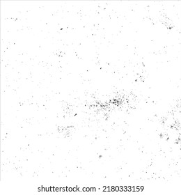 grunge black ink splats dot on white.
