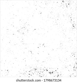 grunge black ink splats on white.Vector Eps10