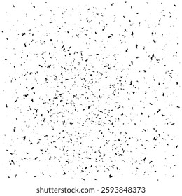 Grunge Black Ink Splatter Texture, Abstract Distressed Overlay. Grunge vector textured background
