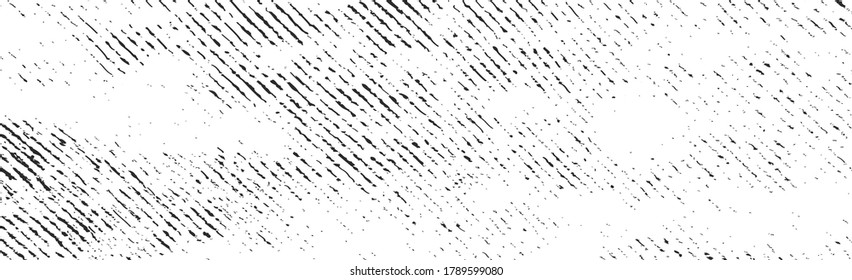 Grunge black lines and dots on a white background - Vector
