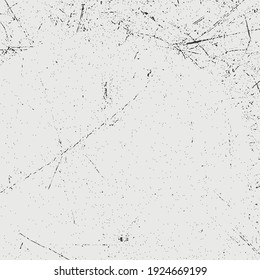 Grunge black lines   dots white background    Vector illustration