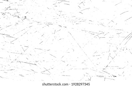 Grunge black lines and dots on a white background - Vector illustration