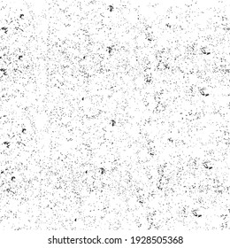 Grunge black lines and dots on a white background - Vector illustration