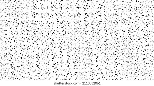 Grunge black lines and dots on a white background - Vector illustration
