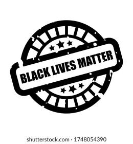 Grunge Black Lives Matter Stamp