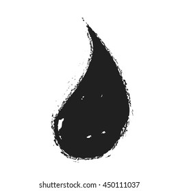 grunge  black oil, vector
