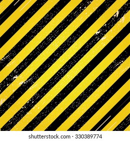 Grunge Black and Orange Surface as Warning or Danger Pattern, Old Metal Textured. vector background.