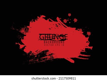 Grunge Black and red Background Texture.