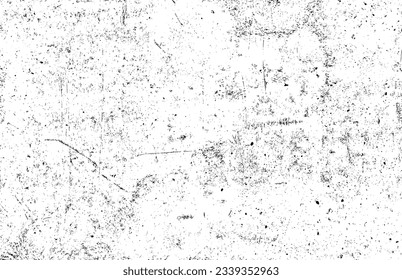 Grunge schwarze Textur. Dunkelgraue Textur auf weißem Hintergrund. Staubüberlagerungen strukturiert. Kornrauschpartikel. Weißer Effekt geröstet. Designelemente. Vektorgrafik, EPS10.