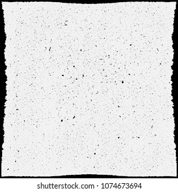 Grunge black texture with frame with possibility of overlay on white background. Distress texture for your design. Abstract vector pattern.
