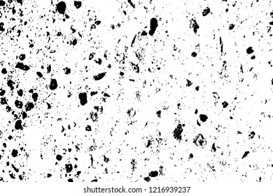 Grunge black texture on white background